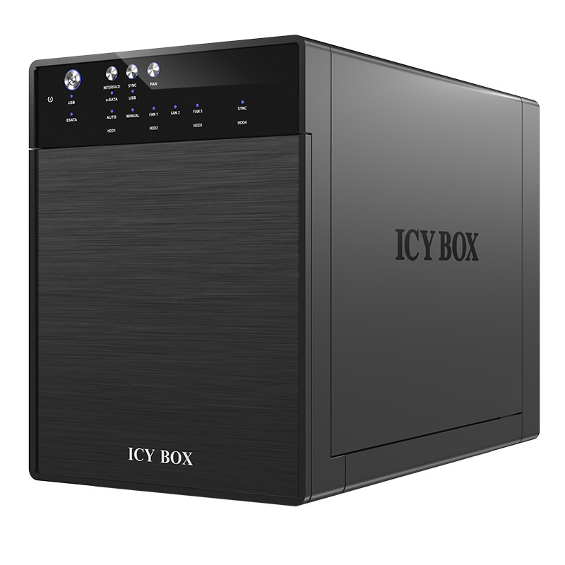 Icy Box Ib Su Box Bay Jbod Con Usb Esata Nero Icy Box