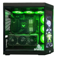 Drako Gaming Rig GREEN, 7800X3D, RTX 4070 Ti Super, AMD X670E