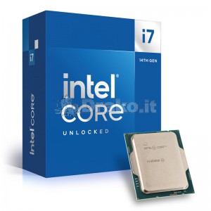 INTEL - CPU INTEL CORE i7-14700K (RAPTOR LAKE) 3.4 GHz - 33MB SKT 1700 pin  NO DISSIPATORE- BOX- BX8071514700K - BX8071514700K